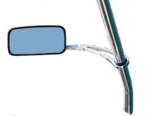 polished wakeboard tower mirror