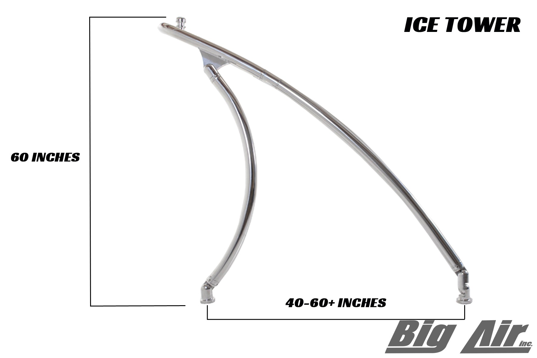 big air ice tower dimensions