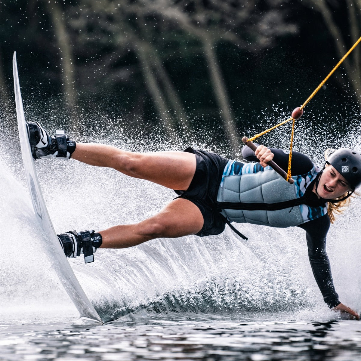 Follow Harmony Ladies Comp Wake Vest in Grey River