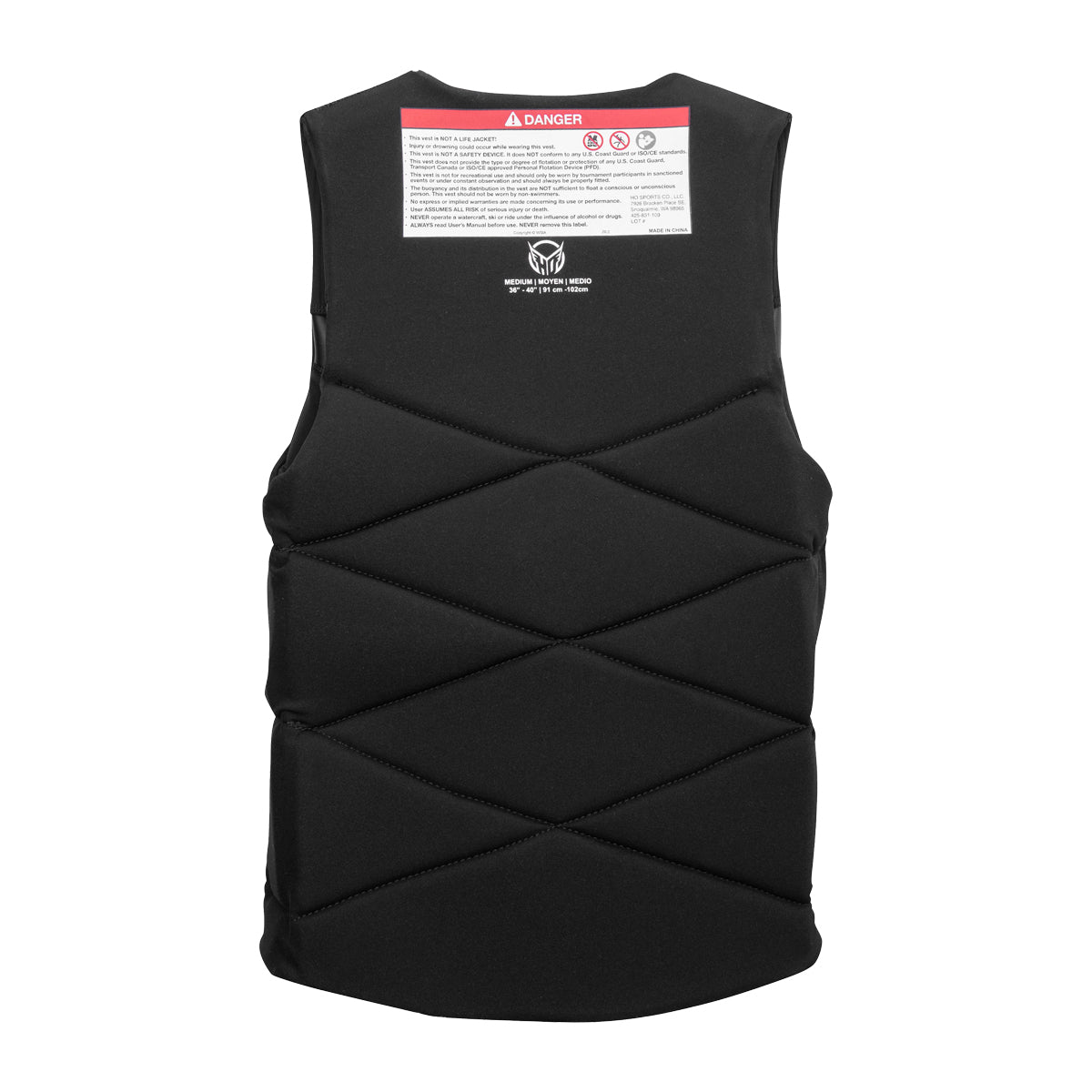 HO Syndicate Rebel Comp Wake Vest in Black