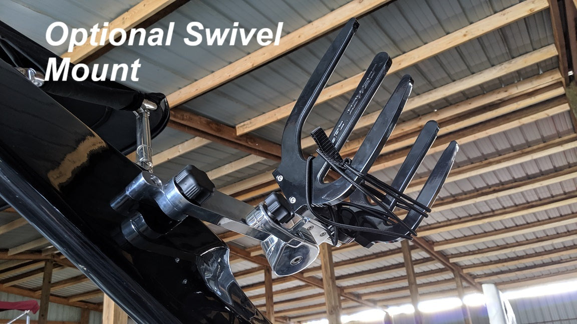 optional extended swivel mount