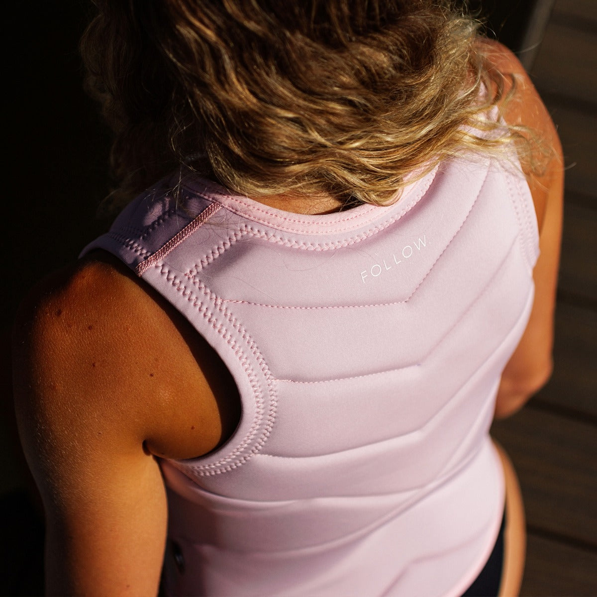 Follow Memphis Ladies Comp Wake Vest in Pink