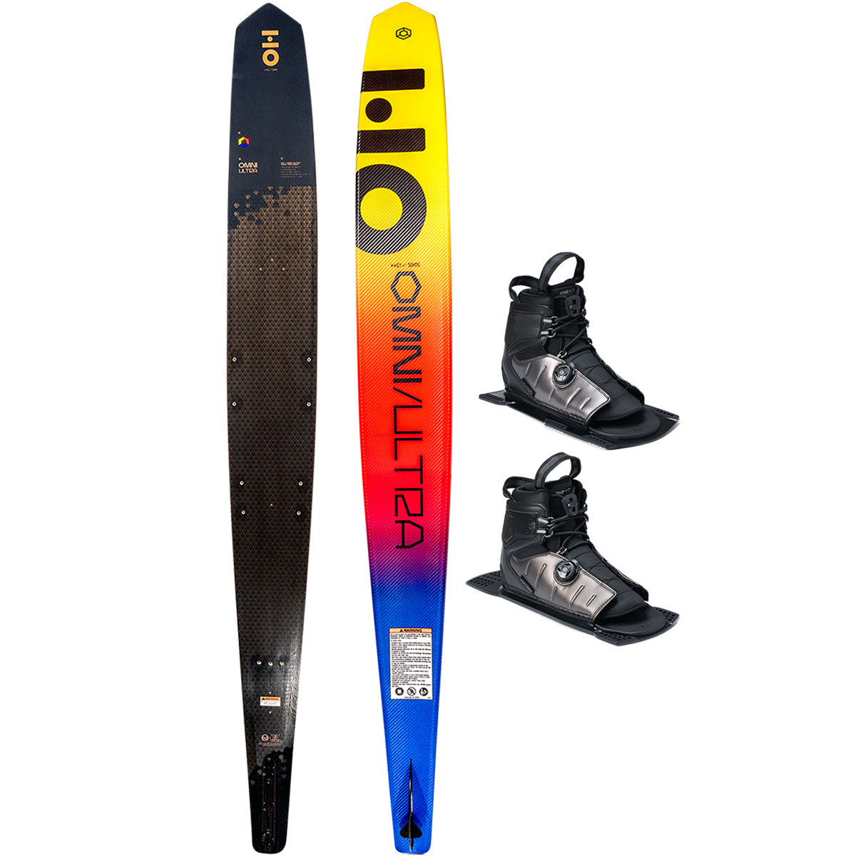 HO Omni Ultra Black w/ Double Stance ATOP Water Ski Package 2026