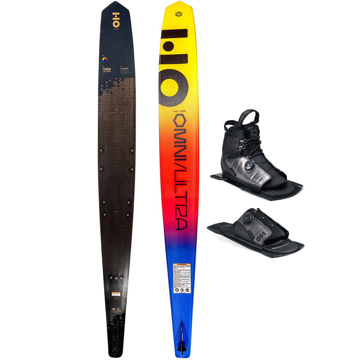 HO Omni Ultra Black WIDE w/ Stance ATOP & ARTP Water Ski Package 2026