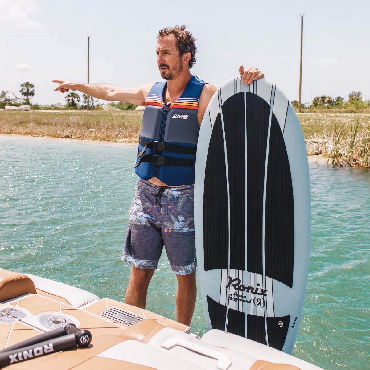 Ronix Aloha Longboard Marsh "Mellow" Wakesurf Board 2027