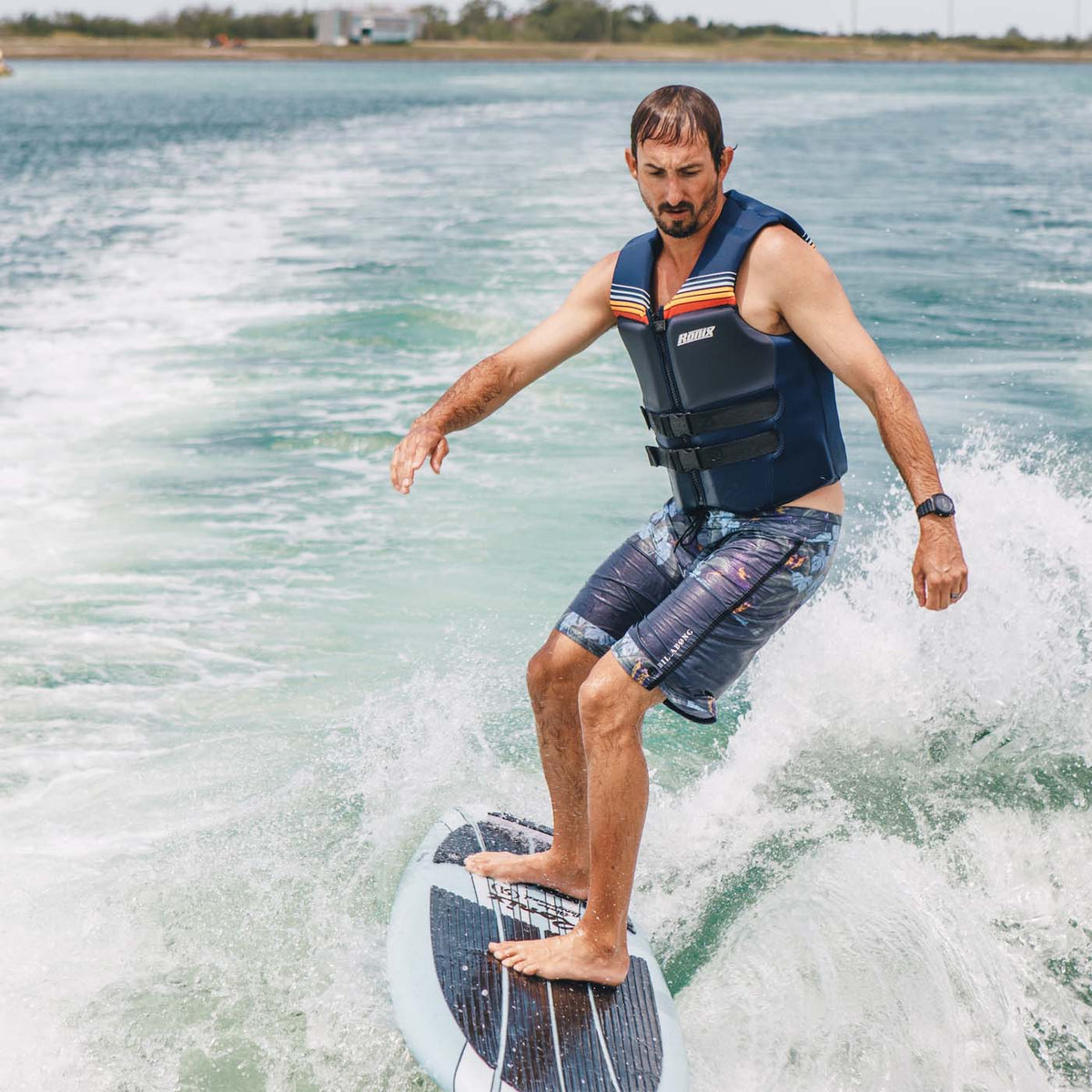 Ronix Realm CGA Life Jacket in Navy / Grey
