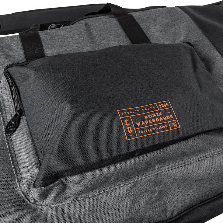 Ronix Squadron Half Padded Board Bag in Heather Charcoal/Orange