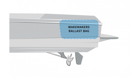 WakeBallast 2014-2018 Supreme S21 Captains Cut Rear Factory Ballast Enhancer