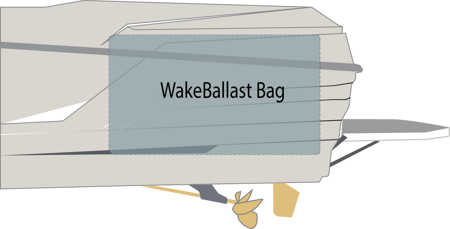 WakeBallast TankSwap rear ballast bags for a 2004-2010 Sanger V230