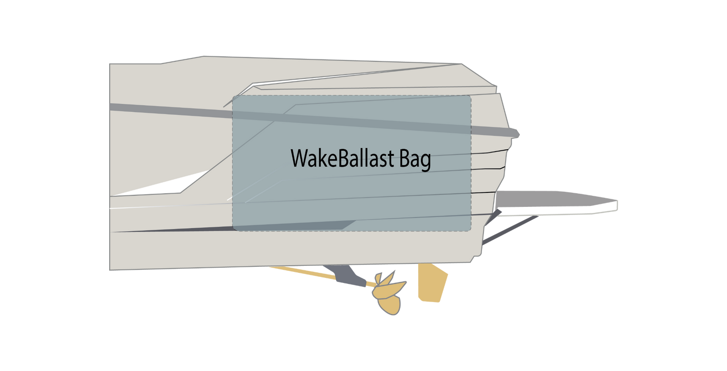 WakeBallast 2005-2008 Supra Launch 24 SSV Rear Ballast Larger Bags