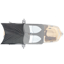 8' Folding Canopy Mounted Shade Sail, 83"-85" Wide