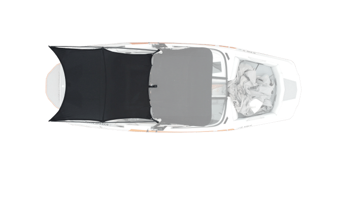 8' Skier's Choice - Moomba -Supra - Aviator/A3/PRO Tower Mounted Shade Sail