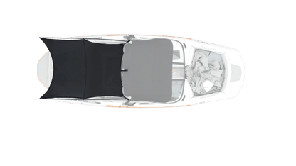 8' Skier's Choice - Moomba -Supra - Aviator/A3/PRO Tower Mounted Shade Sail