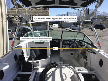 Nautique Air 210 with FCT 2.5 Tower Folding Canopy Top