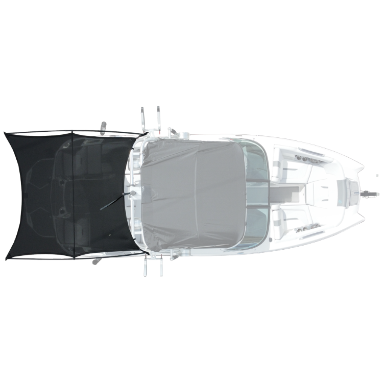 8' MasterCraft Tower Mounted Shade Sail