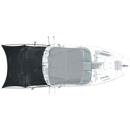 8' MasterCraft Tower Mounted Shade Sail