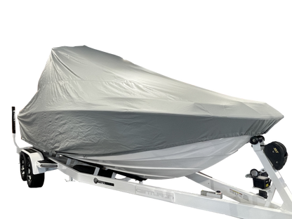 Centurion Ri245 with Dropzone Tower and Roswell bimini Double Up Storage Cover