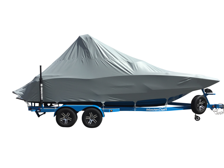 MasterCraft NXT22 with ZFT2 Tower Double Up storage Cover