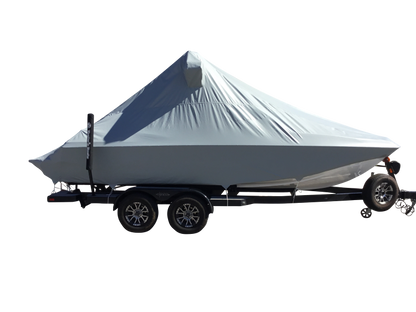 Axis A20 with Grey Skull Tower and Factory Bimini Double Up Storage Cover