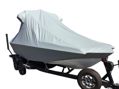 Axis A20 with Grey Skull Tower and Factory Bimini Double Up Storage Cover