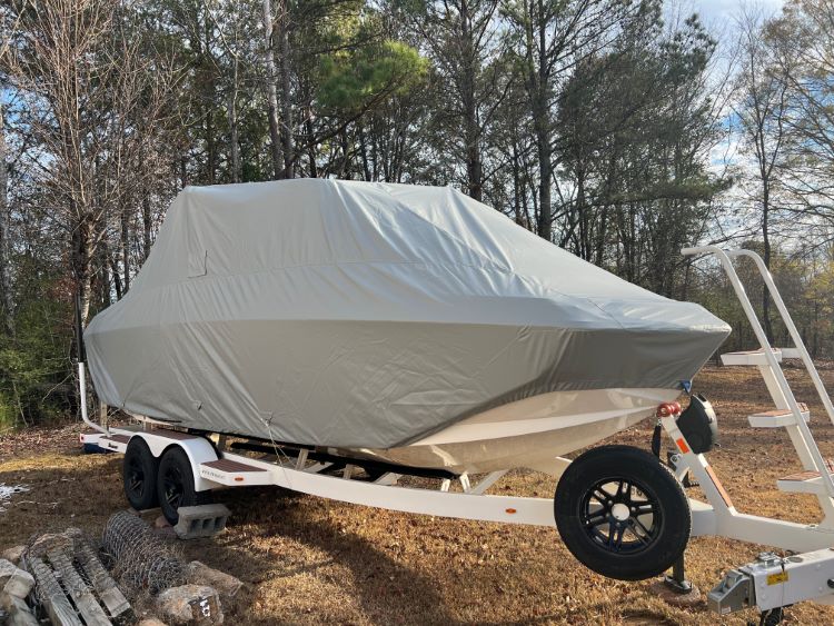 Nautique G23 with Telescoping Tower Double Up Storage Cover