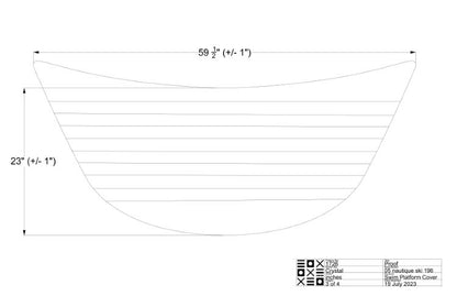 Nautique Ski 196 Swim Platform Cover