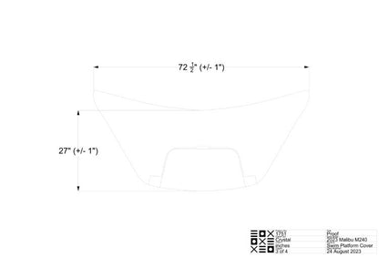 Malibu M series With Step Swim Platform Cover
