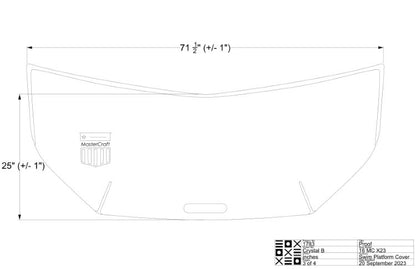 MasterCraft X23 Swim Platfom Cover