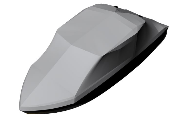 Nautique S23 with Telescoping and Factory Bimini Double Up Storage Cover