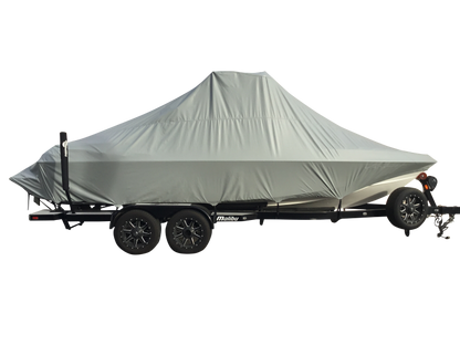 Malibu 23 LSV with G3.5 Tower and Factory Bimini Double Up Storage Cover