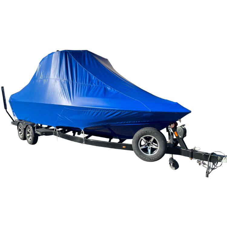 Malibu 247 with Illusion G3 tower and factory bimini Double Up Storage Cover