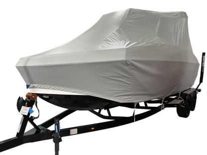 Nautique S23 with Flight Control Tower and Factory Bimini Double Up Storage Cover