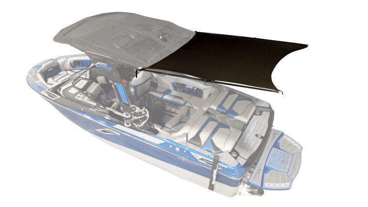 8'  Centurion Predator Power Tower Factory Bimini Shade Sail