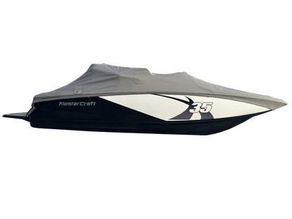 MasterCraft X35 with ZFT5 Tower and factory bimini TD Ratchet Cover