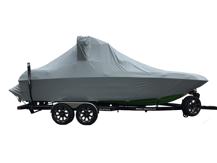 Supra SA With Roswell Pro Edge Tower and Factory bimini Double Up Storage Cover