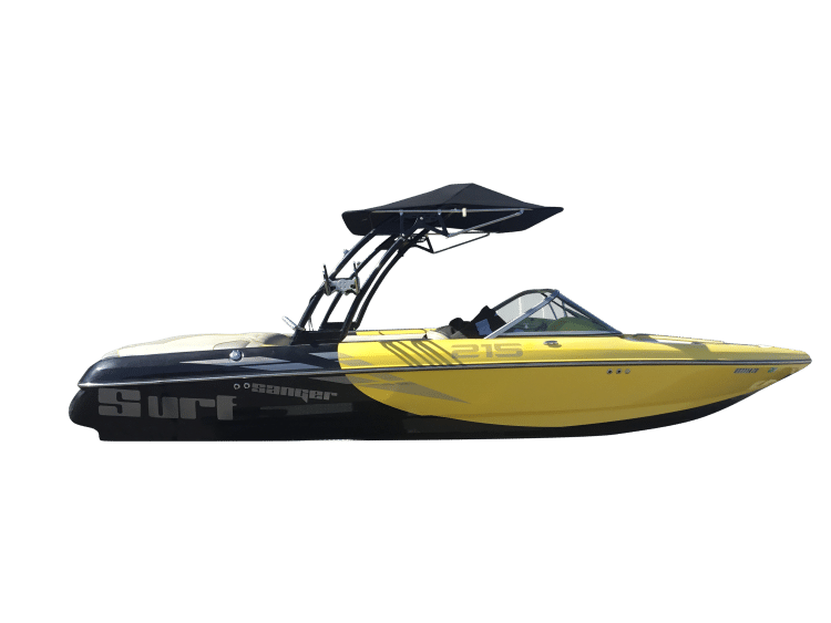 Sanger V215 Surf with S5 Narrow Tower Folding Canopy top