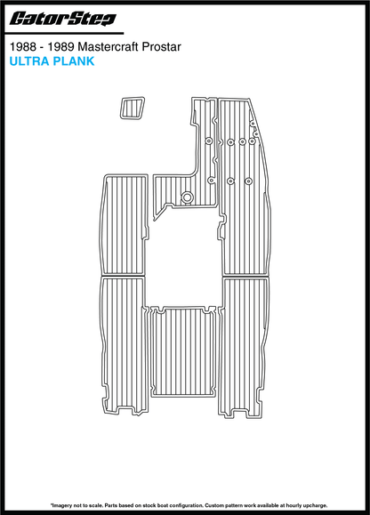 1988-1989 Mastercraft ProStar GatorStep Flooring Ultra Plank
