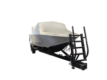 Centurion Ri265 with Predator Power Tower and Factory Bimini Double Up Storage Cover