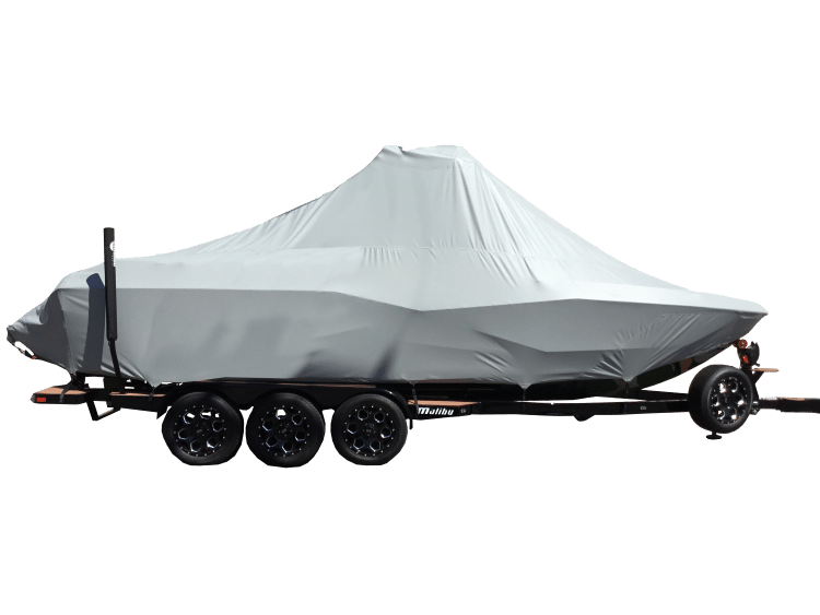 Malibu 25 LSV with GX Tower and Factory Bimini Double Up Storage Cover