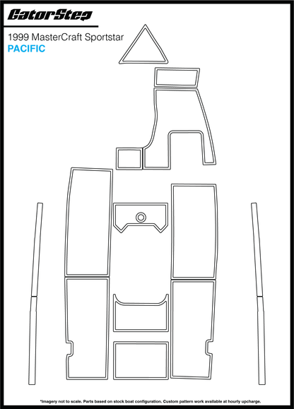 1999 Mastercraft Sportstar GatorStep Flooring Pacific