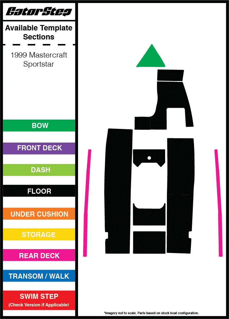 1999 Mastercraft Sportstar GatorStep Flooring