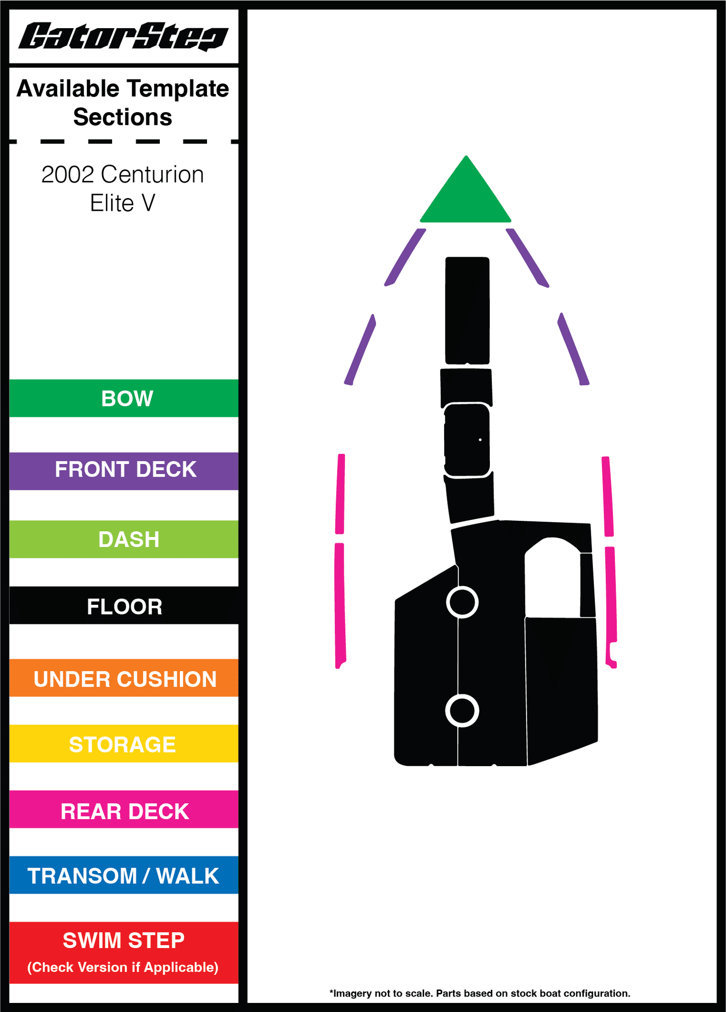 2002 Centurion Elite V GatorStep Flooring 