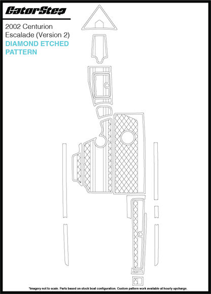 2002 Centurion Escalade GatorStep Non-Skid Diamond Etched