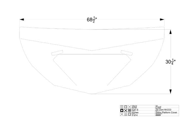 Centurion NV Swim Platform Cover