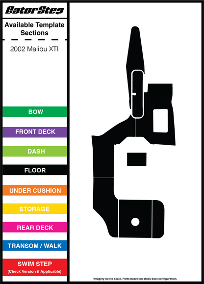 2002 Malibu XTI GatorStep Flooring Parts