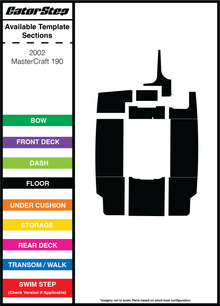 2002 Mastercraft 190 GatorStep Flooring