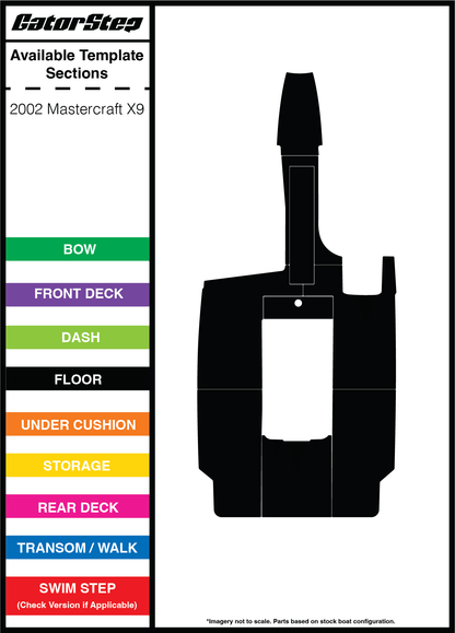 2002 Mastercraft X9 GatorStep Flooring