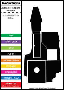 2002 Mastercraft XStar GatorStep Flooring