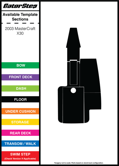 2003 MasterCraft X30 GatorStep Flooring