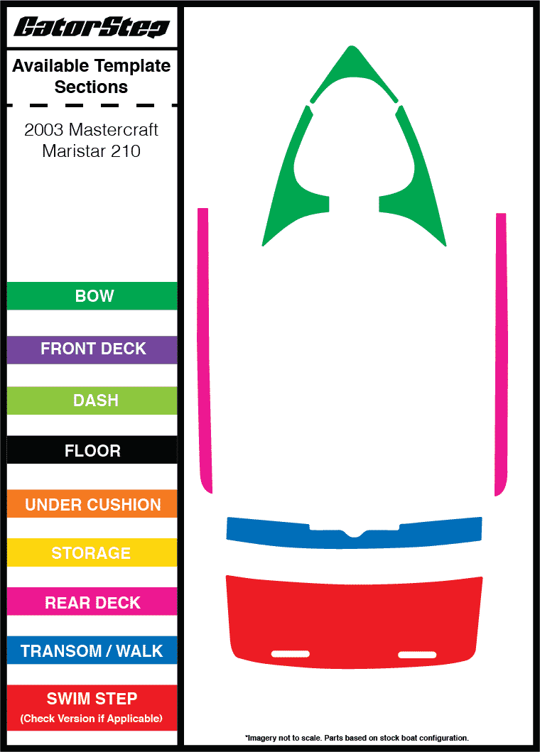 2003 Mastercraft Maristar 210 Gatorstep Flooring